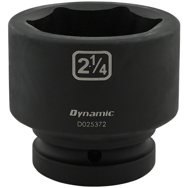 1" Drive Standard Socket, Black Phosphate, Tools 2-1/4" X 1" Drive, 6 Point Standard Length